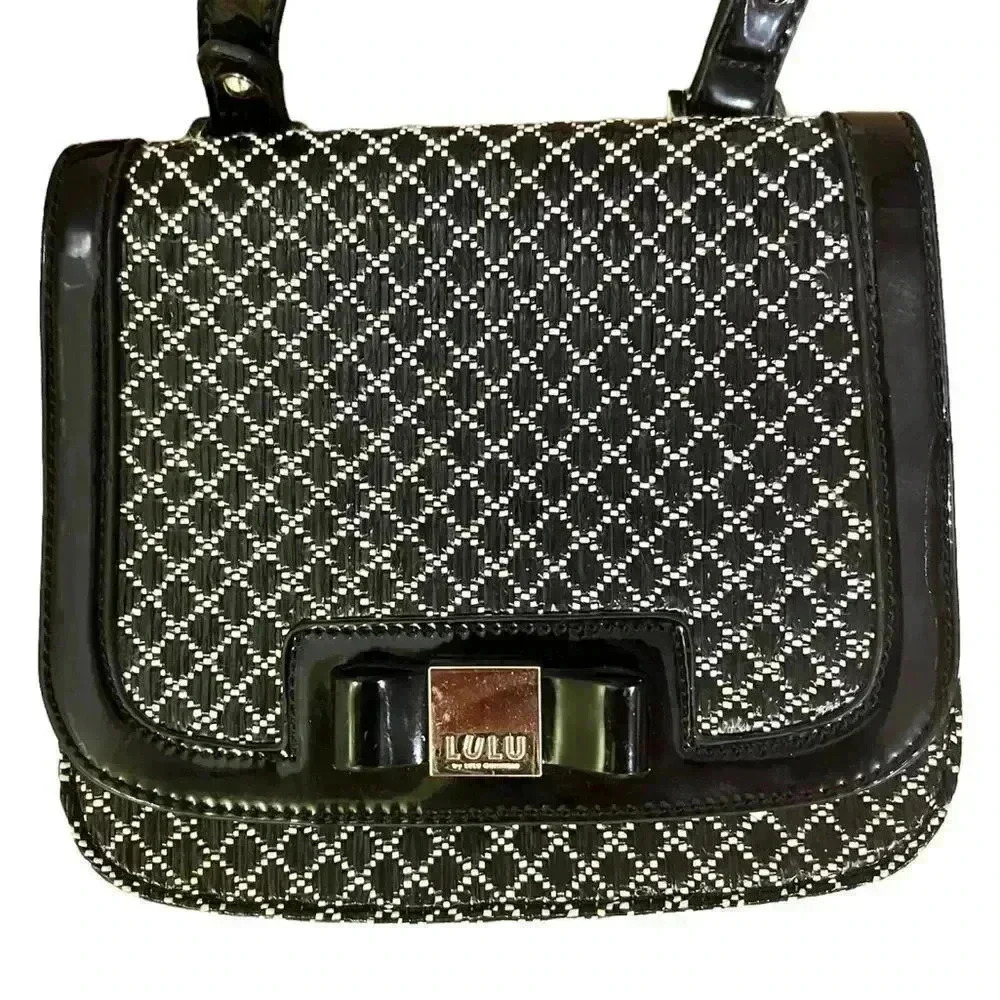 Lulu By Lulu Guinness Black And White Purse